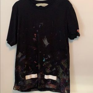 Galaxy off white shirt